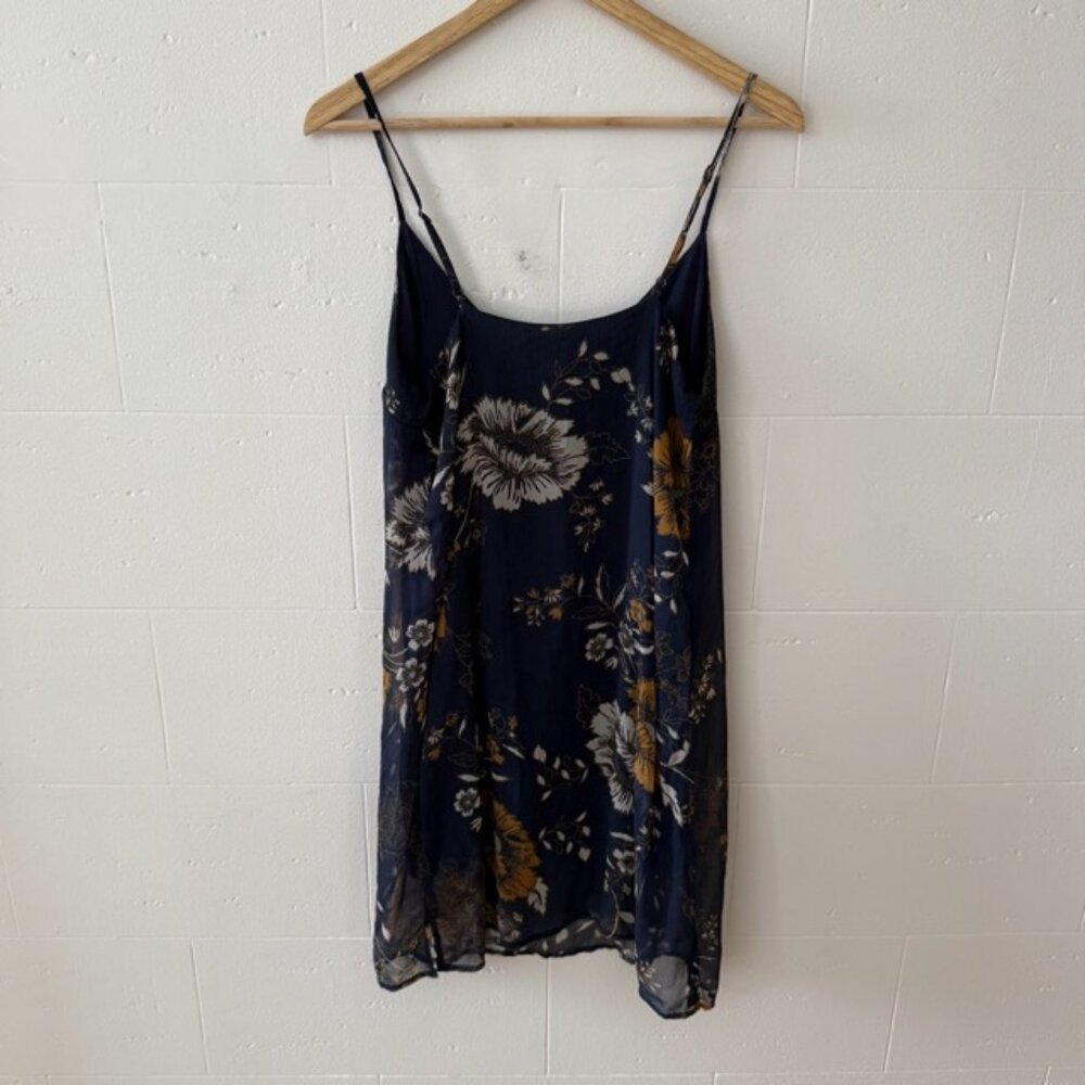 Kendall & Kylie | Navy Floral Strappy Going Out Mini Summer Dress | Medium - Picture 8 of 9